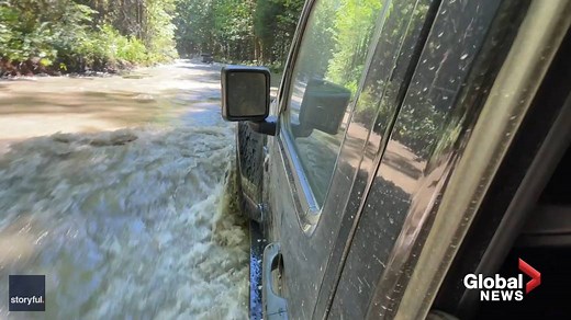 British Columbia record-breaking heat wave melts snow causing widespread flooding in mountains