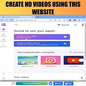 Create HD videos using this website #videoeditors #videoediting #onlinevideoeditor #videoeditor #videoedits #videoeditingtips | Teacher's Notebook PH
