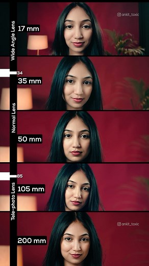 Ankit Gupta on Instagram: "Lens comparison video so u can know difference about face structure . CAMERA- SONY A7s3 50fps & sLog3 Picture Profile #cinema"