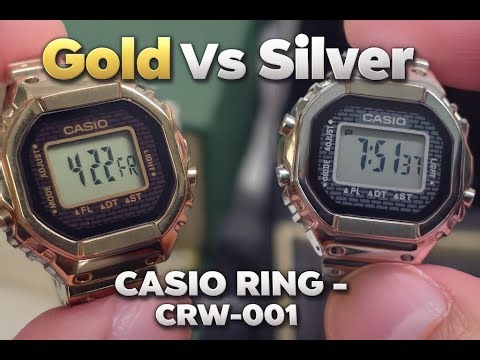 New Casio Gold CRW-001G-9 Ring Watch Review — But Is It Better Than the Silver? Why $35 more!
