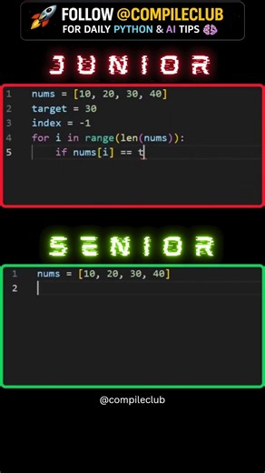 🚀 Stop Searching Lists the Hard Way! Python Already Has a Better Way. 🐍