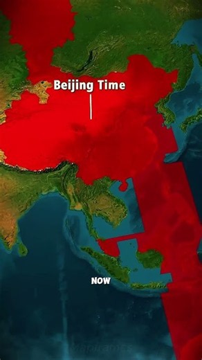 Why Does China Have Only One Time Zone 🇨🇳⏰ #facts