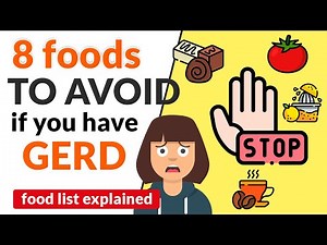 8 Foods to avoid for GERD | ACID REFLUX DIET 8 foods and drinks to avoid
