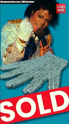 Michael Jackson Victory Tour Stage Worn Crystal Glove