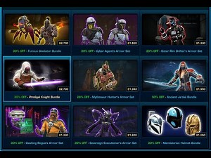 SWTOR Decorations and Armor 20-35-50% Sale! +90% OFF SOME ITEMS! ends Feb 29, 2024