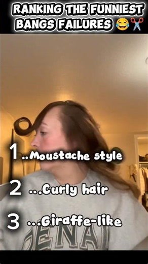 Ranking the Funniest Bangs Failures 😂✂️#shorts