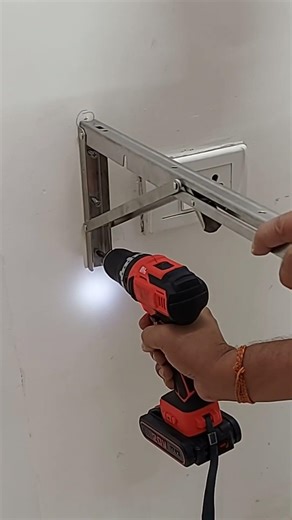 How to install wall mounted table #ytshorts #powertools #shortvideo