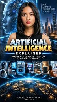 Artificial Intelligence Explained 🤖 | How AI Works in a Minute