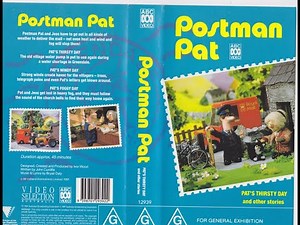 Postman Pat Pat's Thirsty Day Australian VHS