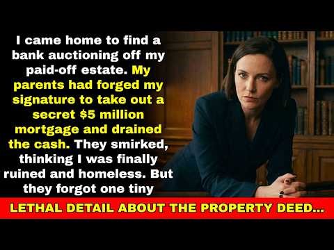 I Found a "Foreclosure Sale" Sign on My Paid-Off Estate—My Parents Took Out a Secret Mortgage and...