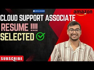Resume for Amazon cloud support associate/engineer role