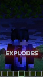 Minecraft but every mob I hits , explodes☠️🔥#shorts #minecraft