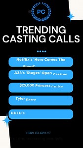 3K views |  TRENDING CASTING CALLS RIGHT NOW If you’ve been waiting...