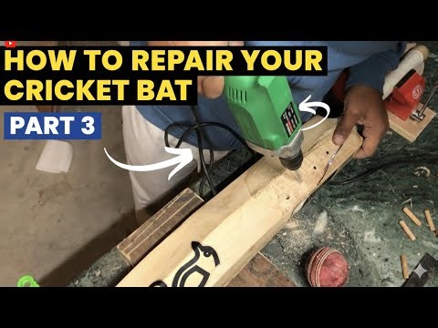 🏏 How to Repair Your Cricket Bat (Part 3)