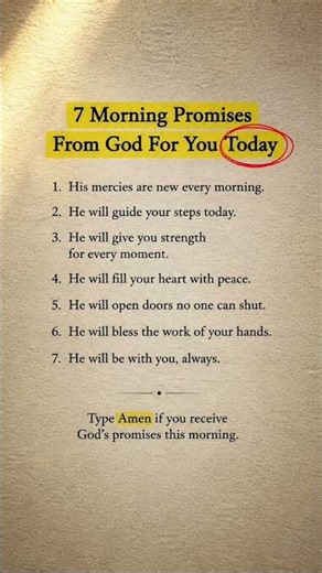 7 Morning Promises From God You Need to Hear Today 🌅 | Start Your Day With Peace