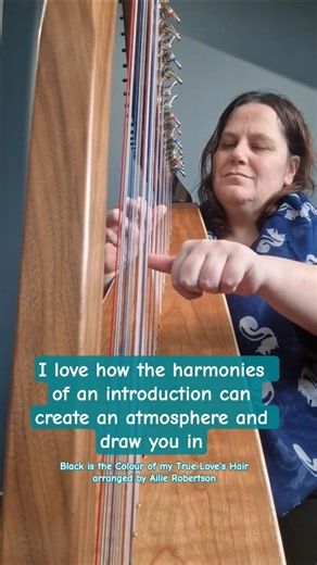 The Harmonies in an introduction can create the atmosphere #harp