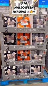 $10 halloween blankets at sams club #samsclub #halloween2024 #halloweendecor #halloweenblanket #samsclubdeals #samsclubfinds #cozyhome | Beauty By Brittney XO