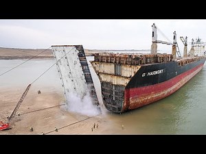 Inside Massive Shipyard Dismantling Gigantic Retired Ship by Hands