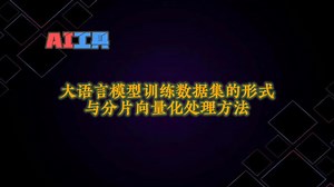 看过来！想知道模型训练的数据集有哪些文件格式吗？想了解分片向量化吗？