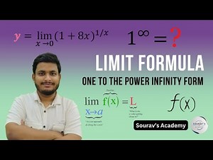 One To The Power Infinity Form || Limit Indeterminate Forms || How To Solve || #math #mathematics