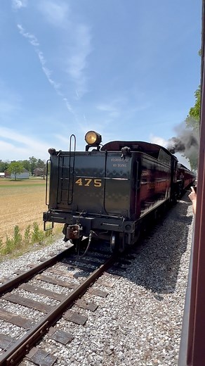 LOCOMOTIVE NO.475 #train #trains #steamtrain #trainride #STEAM | Train Lovers