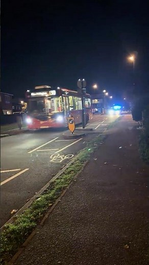 Transport UK London Bus ADL Enviro 200 MMC 8196 on route 130 passing Addington to New Addington