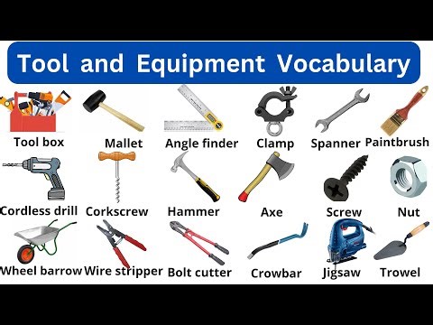 Tool and Equipment names in English | Tools names | Tool and Equipment