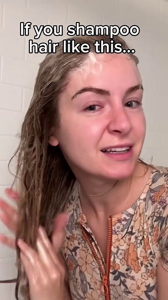 STOP shampooing your hair like this - it’s causing dryness & damage