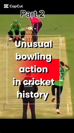 Unusual bowling action in cricket history 🔥#viralvideo #shortvideo #cricketlover