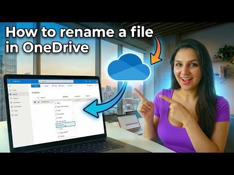 How to rename a file in OneDrive