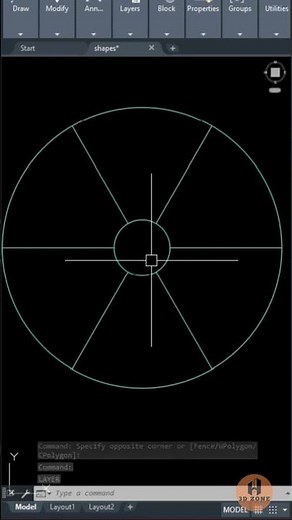 Wall panel Design with Array in AutoCAD