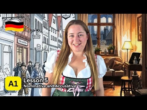 Daily Activities in German (A1) | Nominative vs. Accusative + der/die/das + ein/eine Explained
