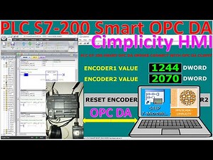 PLC S7-200 Smart OPC DA server connect with OPC DA Client Proficy Cimplicity HMI SCADA