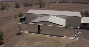 1.8K views | Frank and his wife Lynn moved to the Darling Downs several years ago with their Santa Gertrudis cattle farming operation in tow. First up, they built themselves a Wide Span Sheds Machinery Shed. | Wide Span Sheds | Facebook