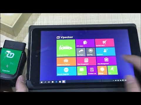 Vpecker WIFI Easydiag E1 V10.4 NEWEST software+ Windows 10 tablet Automotive Scanner