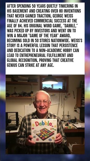 Senior Citizen George Weiss Finds Global Success with Puzzle Game at 84
