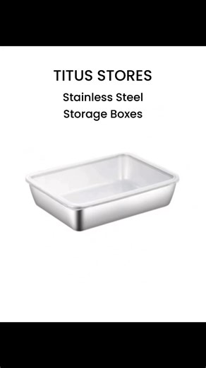 3K views · 29 reactions | Stainless Steel Storage Boxes 98 Main Street Colombo 11 (පිටකොටුව) www.titusstores.com | Titus Stores ටයිටස් ස්ටෝර්ස් | Facebook