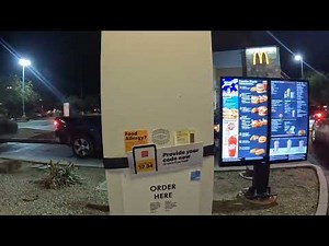 McDonald's Drive Thru Order, Maricopa, Arizona, 7 January 2024, GFH10020