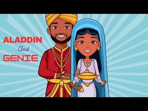 Aladdin And The Genie| Alladin Tale| Kids Favourite Story