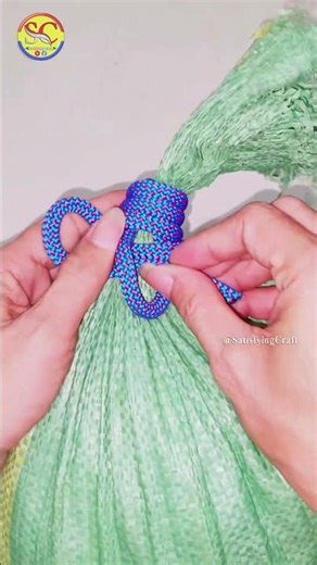 Rope Knot hack 💡 Easy home tutorial 3
