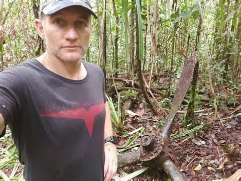 Lost WW2 plane found after lying undiscovered in the jungle for more than 75 years.