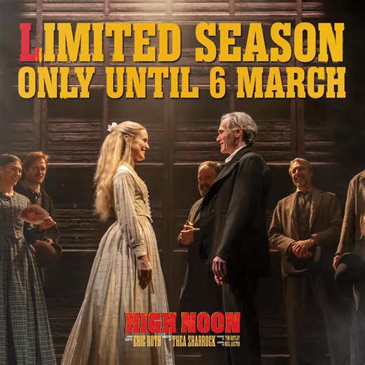 From the Academy award-winner Eric Roth (Forrest Gump) and Olivier award-winner Thea Sharrock (Equus) comes High Noon. Starring Billy Crudup and Denise Gough, High Noon is an unmissable theatrical event. | High Noon Play