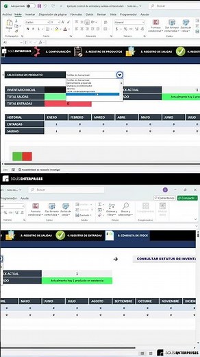 Warehouse Input and Output Control in Excel | Inventory Template #excel