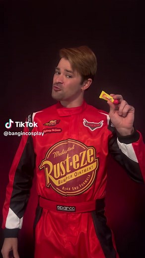 Cosplay as Lightning McQueen for Cars 4