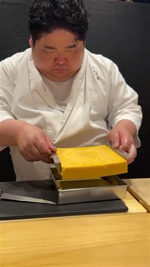これはもはやプリン…鮨の名店が焼き上げたデザート風たまごやきに感動！ #sushi #寿司