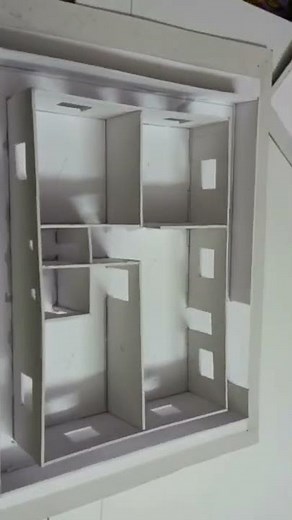 building model with foam board