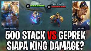 4.5K views · 94 reactions | Full Damage!! Aldous 500 Stack Vs Gatotkaca Kang Geprek, Siapa King Damage Sesungguhnya? #ml #mlbb #mobilelegends #newhero #newskin #mobilelegendsbangbang #mobilelegendsindonesia #mlbbindonesia #mobilelegendswtf #wtf #giveaway #viral #trending #populer #new #news #game #gamers #gaming #freefire #pubg #mlbbid #mlbbcreatorid #meme #memes | Junior For Gaming | Facebook
