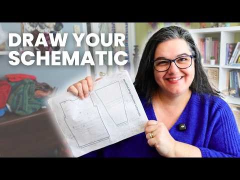 How to Make a Knitting Schematic (customize a knitting pattern!)
