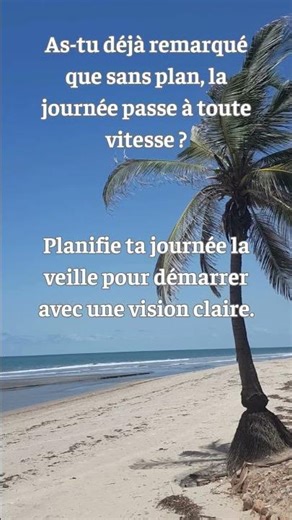 L’importance de la planification #confianceensoi