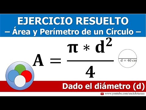 ÁREA Y PERÍMETRO DE UN CÍRCULO - Dado el diámetro